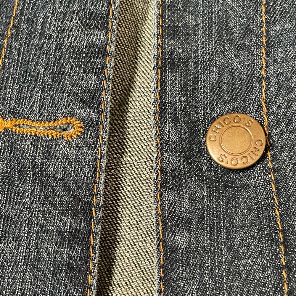 Chico’s denim jacket - Picture 6 of 10